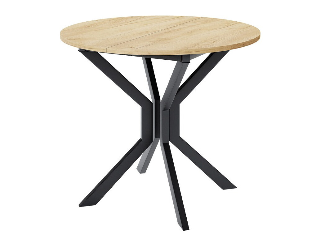 Masă Edmond 111 (Stejar Craft auriu + Negru)