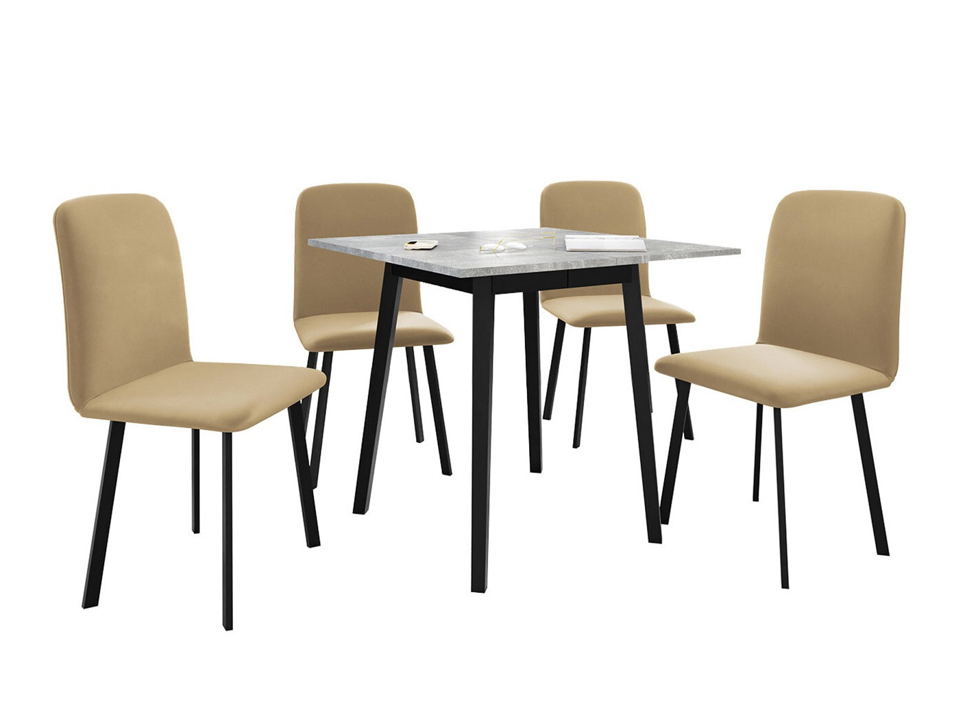Set de dining Edmond 116 (Amor Velvet 4302)