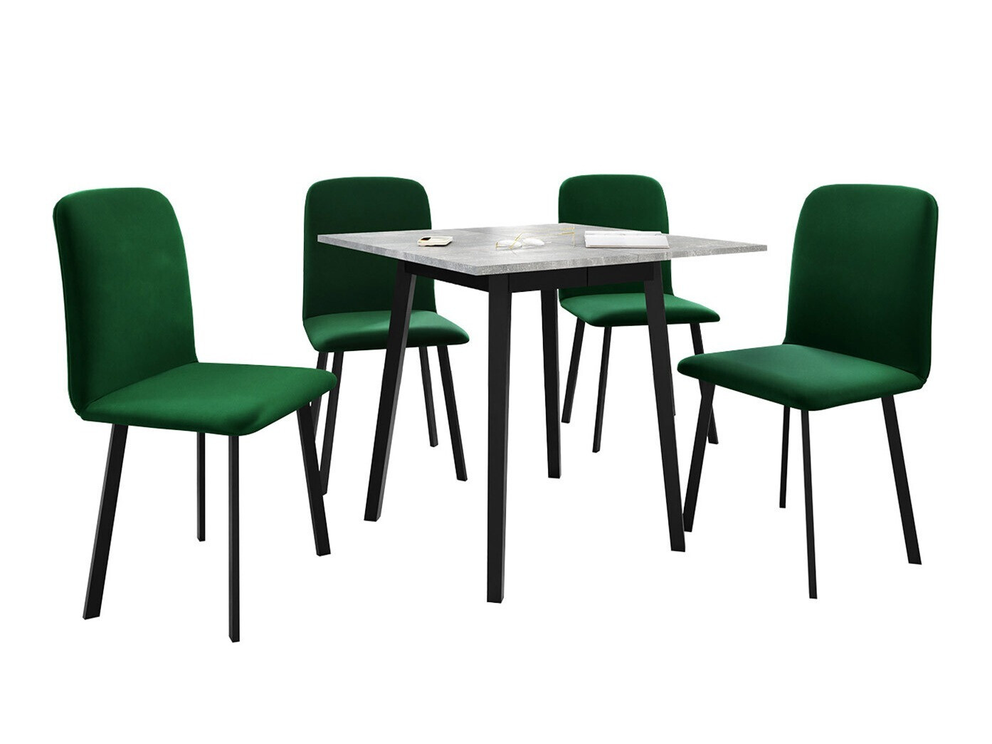 Set de dining Edmond 116 (Amor Velvet 4311)