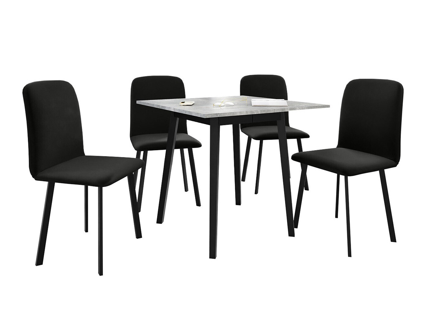 Set de dining Edmond 116 (Amor Velvet 4322)