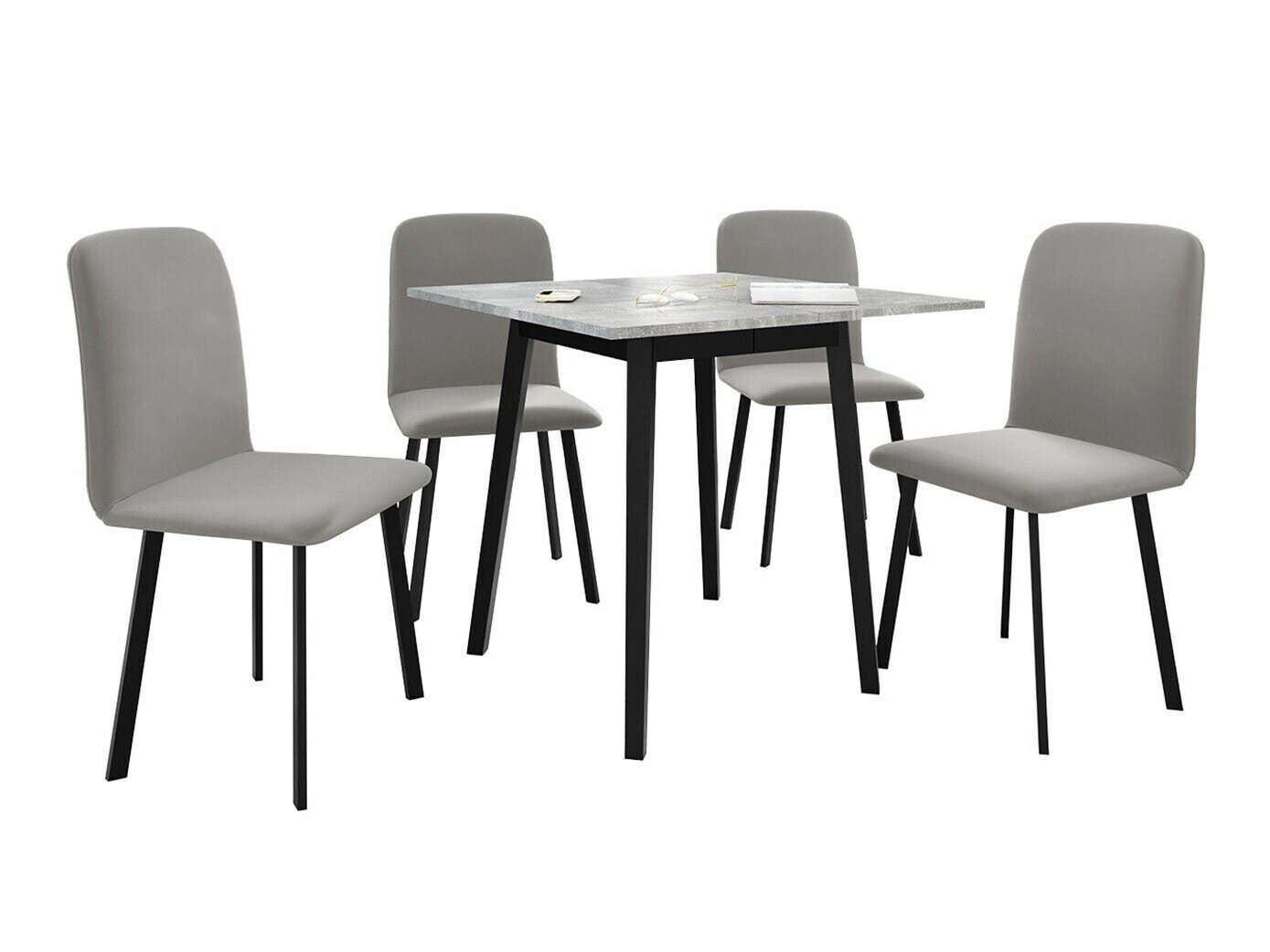 Set de dining Edmond 116 (Amor Velvet 4318)