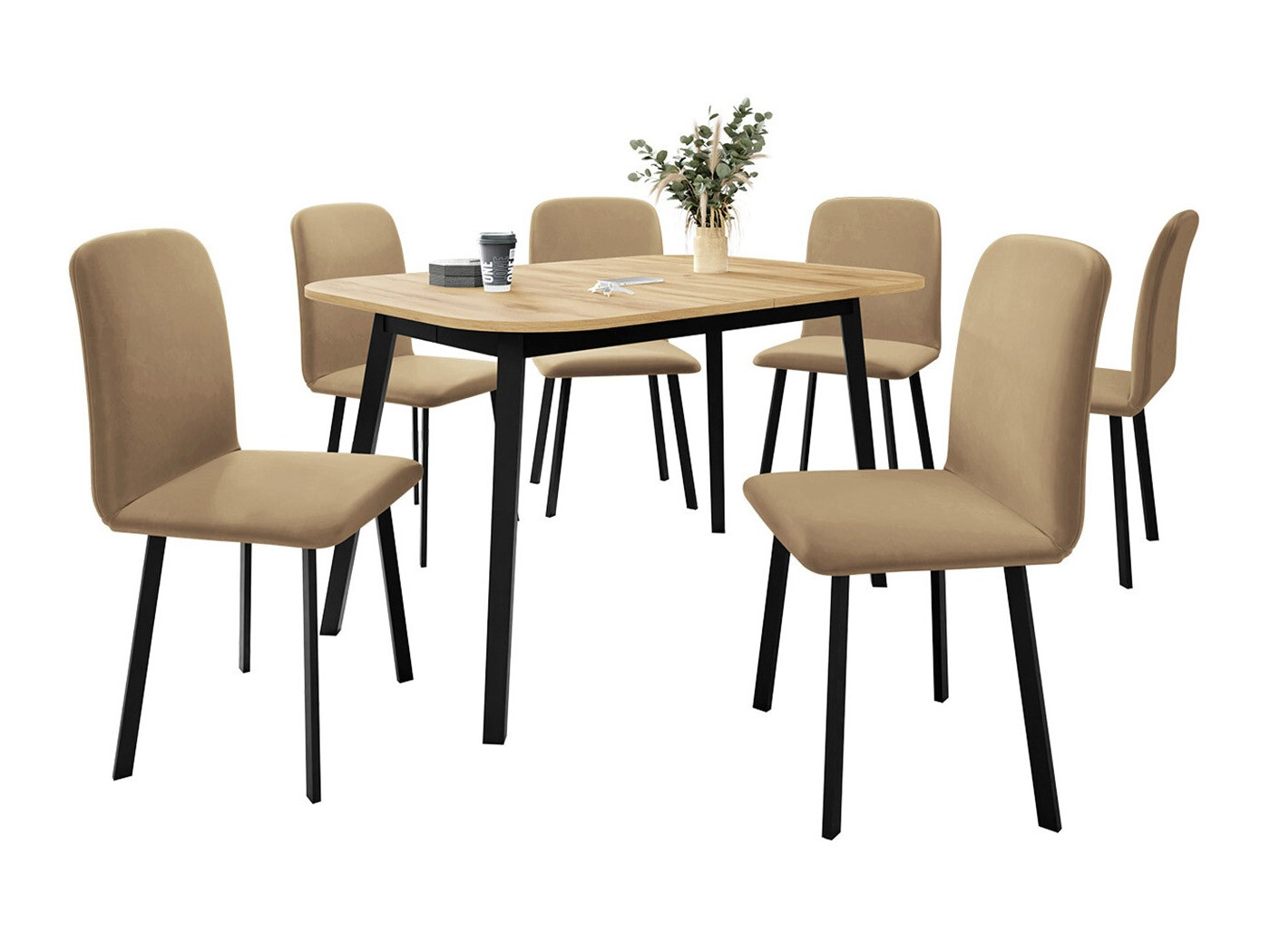 Set de dining Edmond 117 (Amor Velvet 4302)