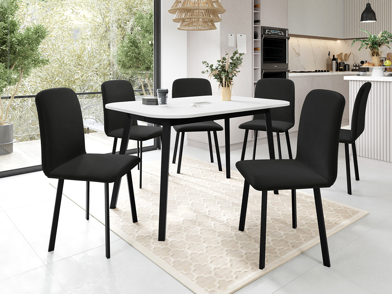 Set de dining Edmond 117 (Amor Velvet 4322)
