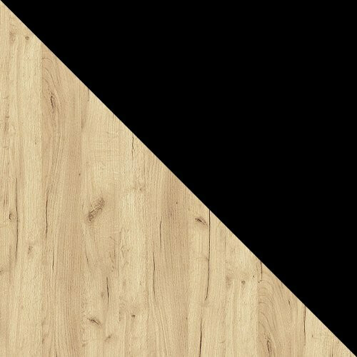 Set de mese Edmond 117 (Stejar Craft auriu + Negru)