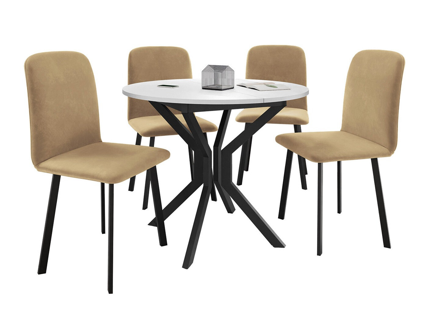 Set de dining Edmond 118 (Amor Velvet 4302)