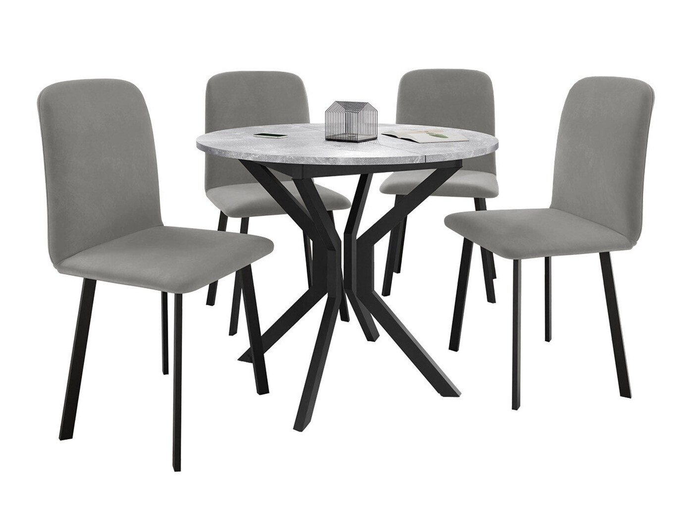Set de dining Edmond 118 (Amor Velvet 4318)
