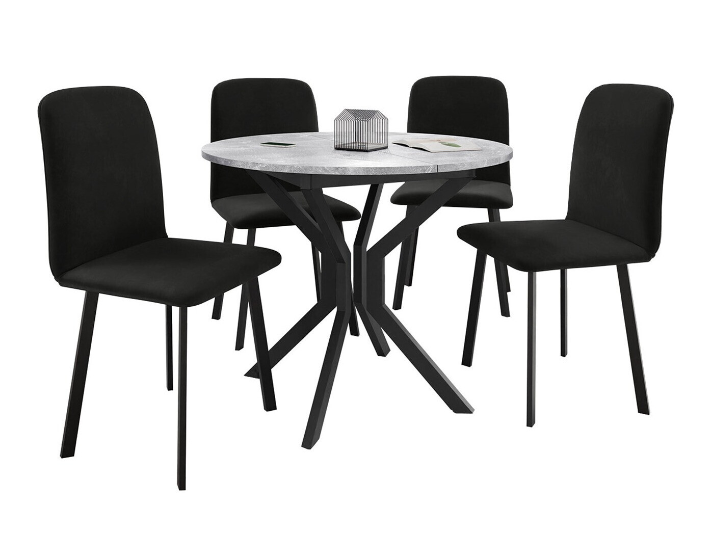 Set de dining Edmond 118 (Amor Velvet 4322)