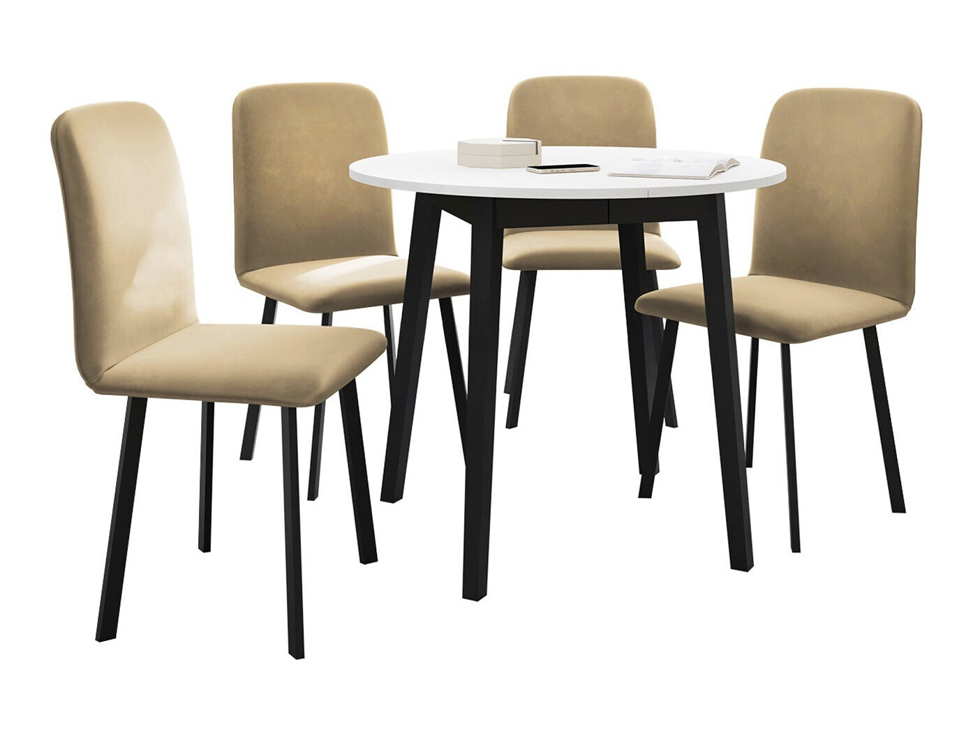 Set de dining Edmond 119 (Amor Velvet 4302)
