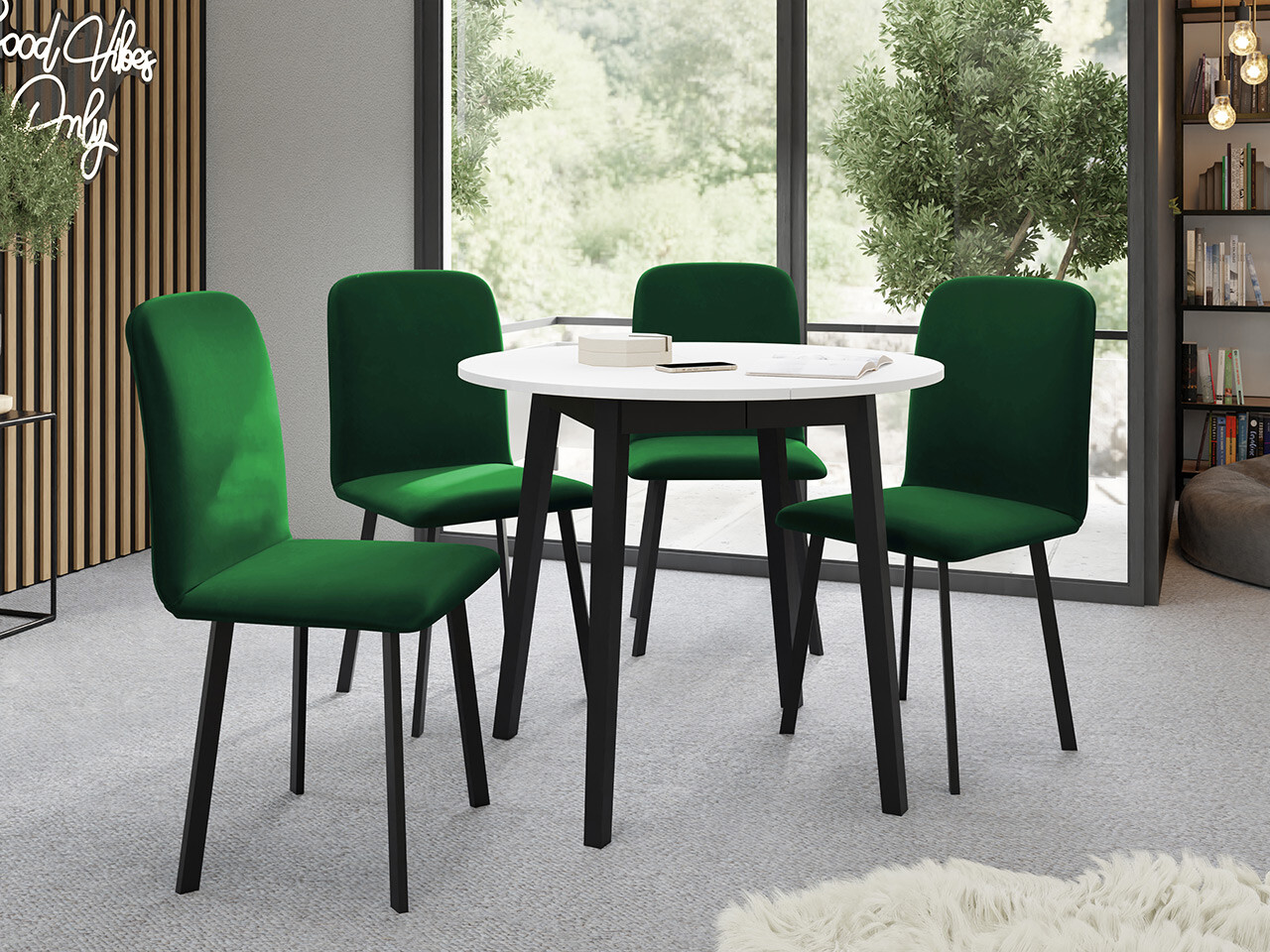 Set de dining Edmond 119 (Amor Velvet 4311)