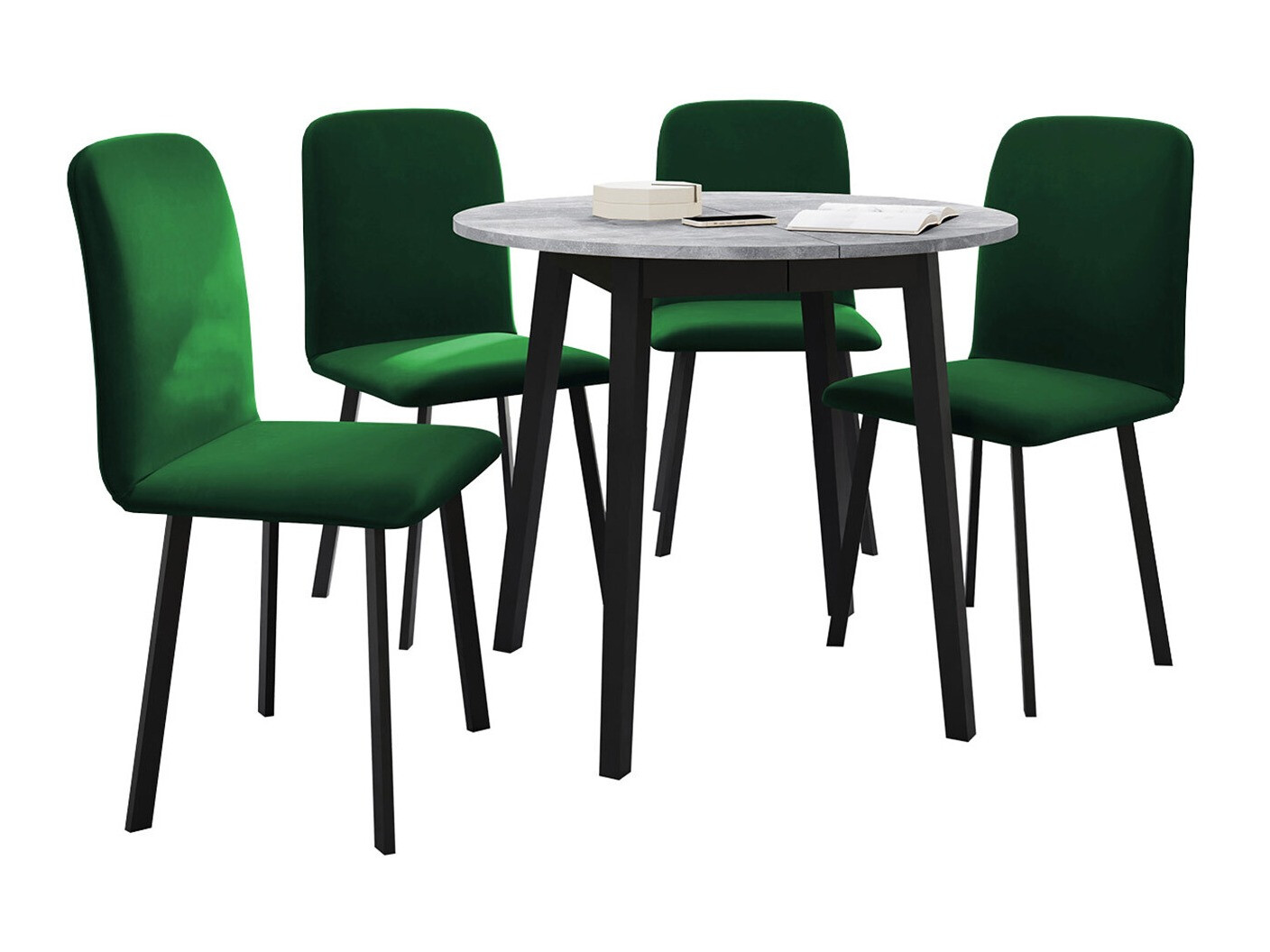 Set de dining Edmond 119 (Amor Velvet 4311)