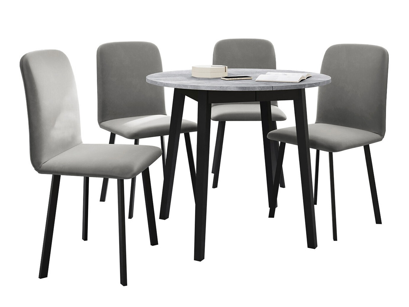 Set de dining Edmond 119 (Amor Velvet 4318)