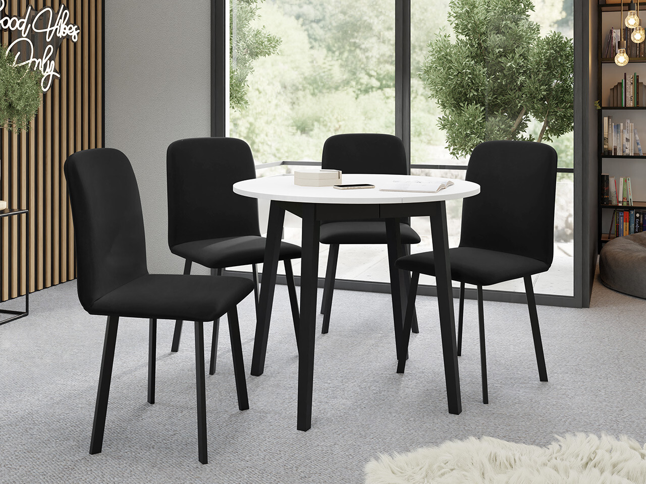 Set de dining Edmond 119 (Amor Velvet 4322)
