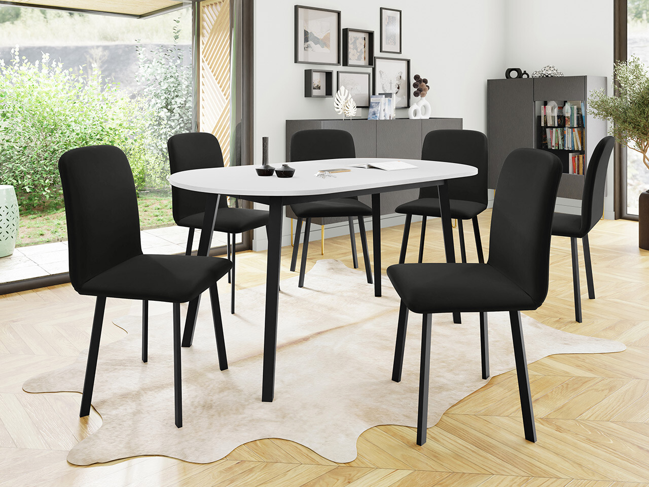 Set de dining Edmond 121 (Amor Velvet 4322)