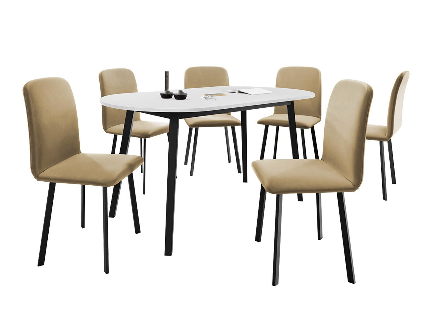 Set de dining Edmond 121 (Amor Velvet 4302)