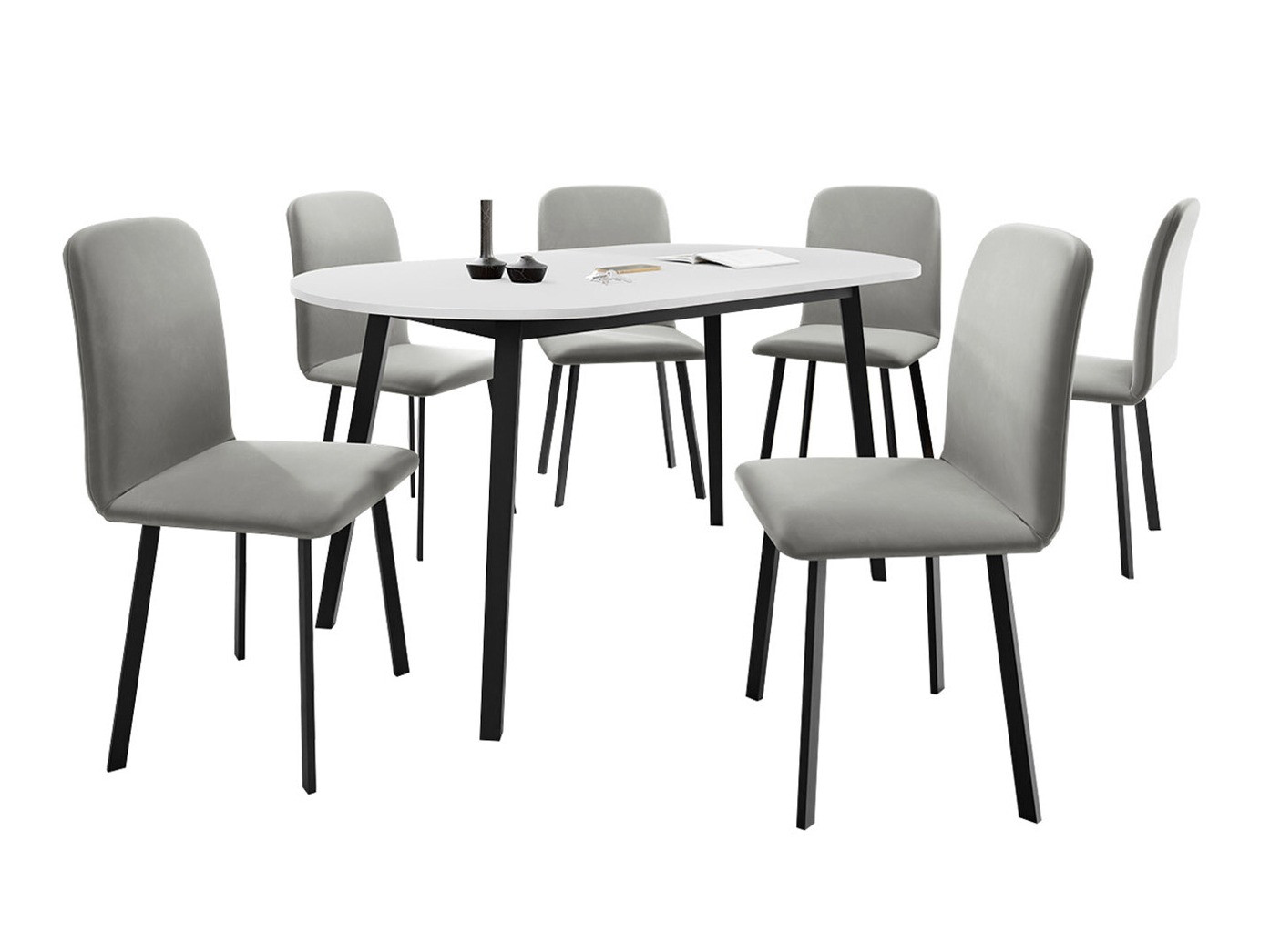Set de dining Edmond 121 (Amor Velvet 4318)
