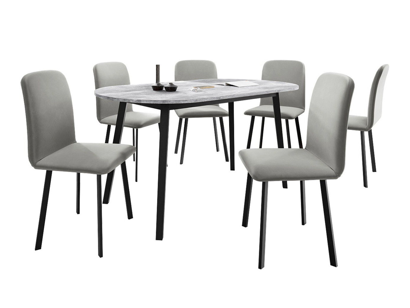 Set de dining Edmond 121 (Amor Velvet 4318)