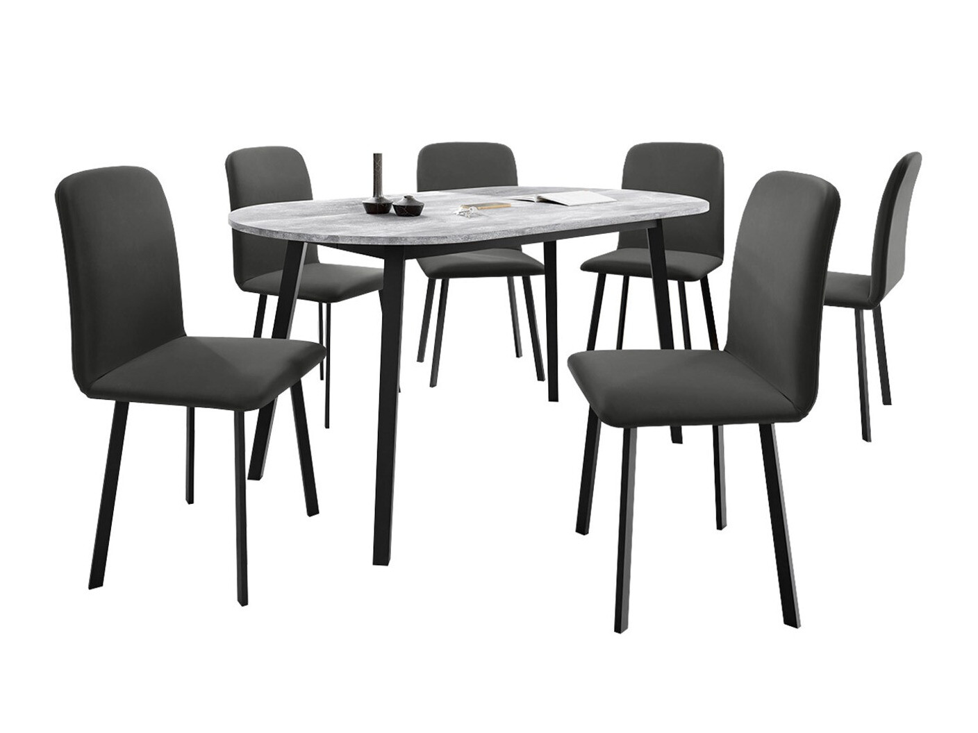 Set de dining Edmond 121 (Amor Velvet 4321)