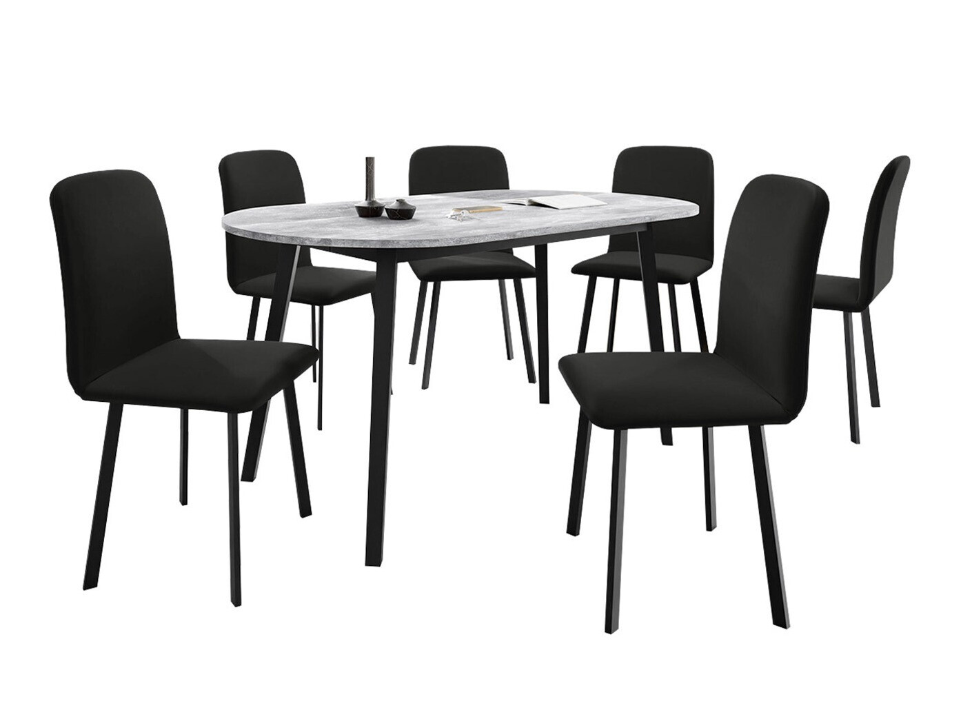 Set de dining Edmond 121 (Amor Velvet 4322)