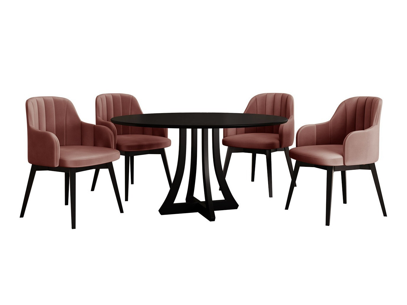 Set de mese Racine 128 (Negru)