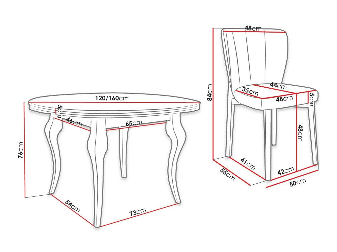 Set de dining Racine 141 (Baloo 2072)