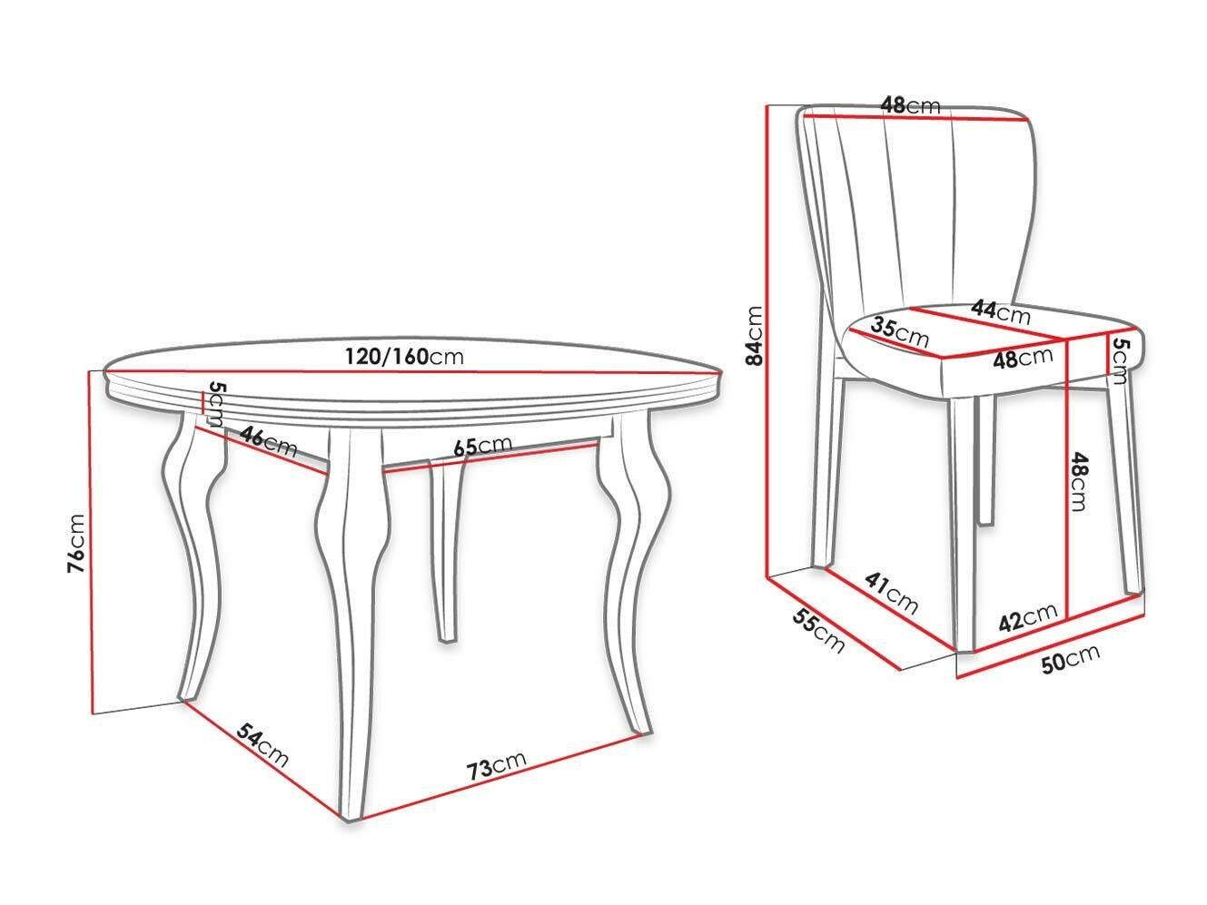 Set de dining Racine 141 (Baloo 2073)