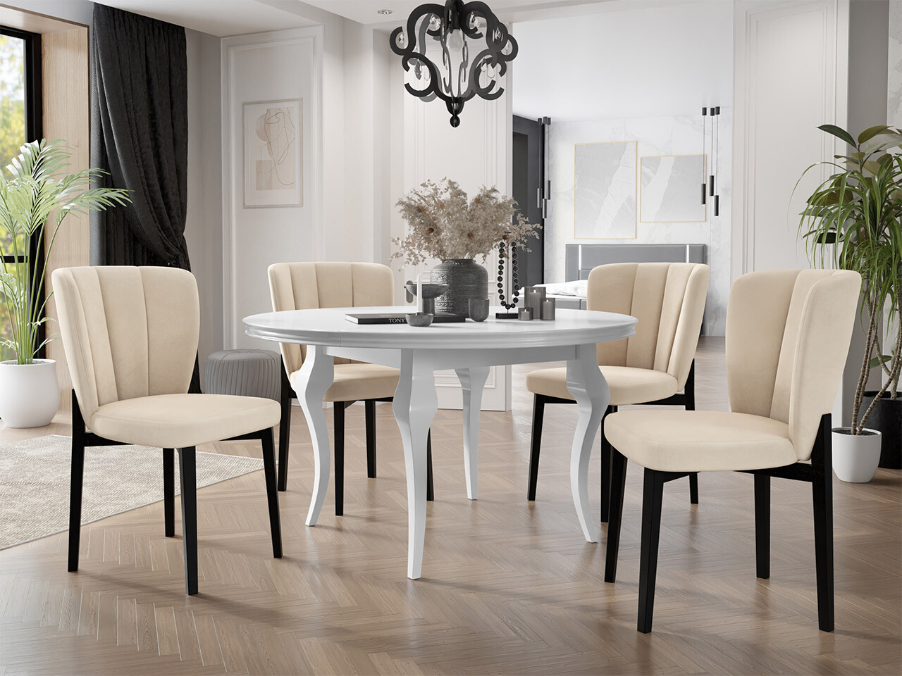 Set de dining Racine 141 (Magic Velvet 2250)