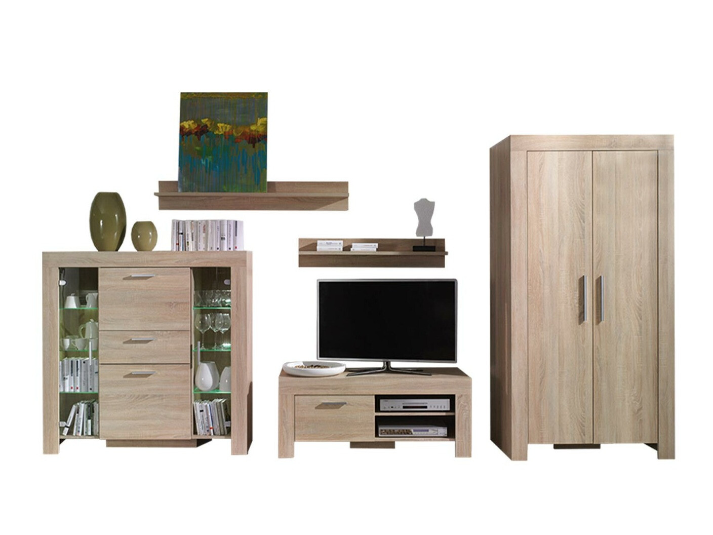 Set de living Melfeli 127 (Stejar Sonoma)