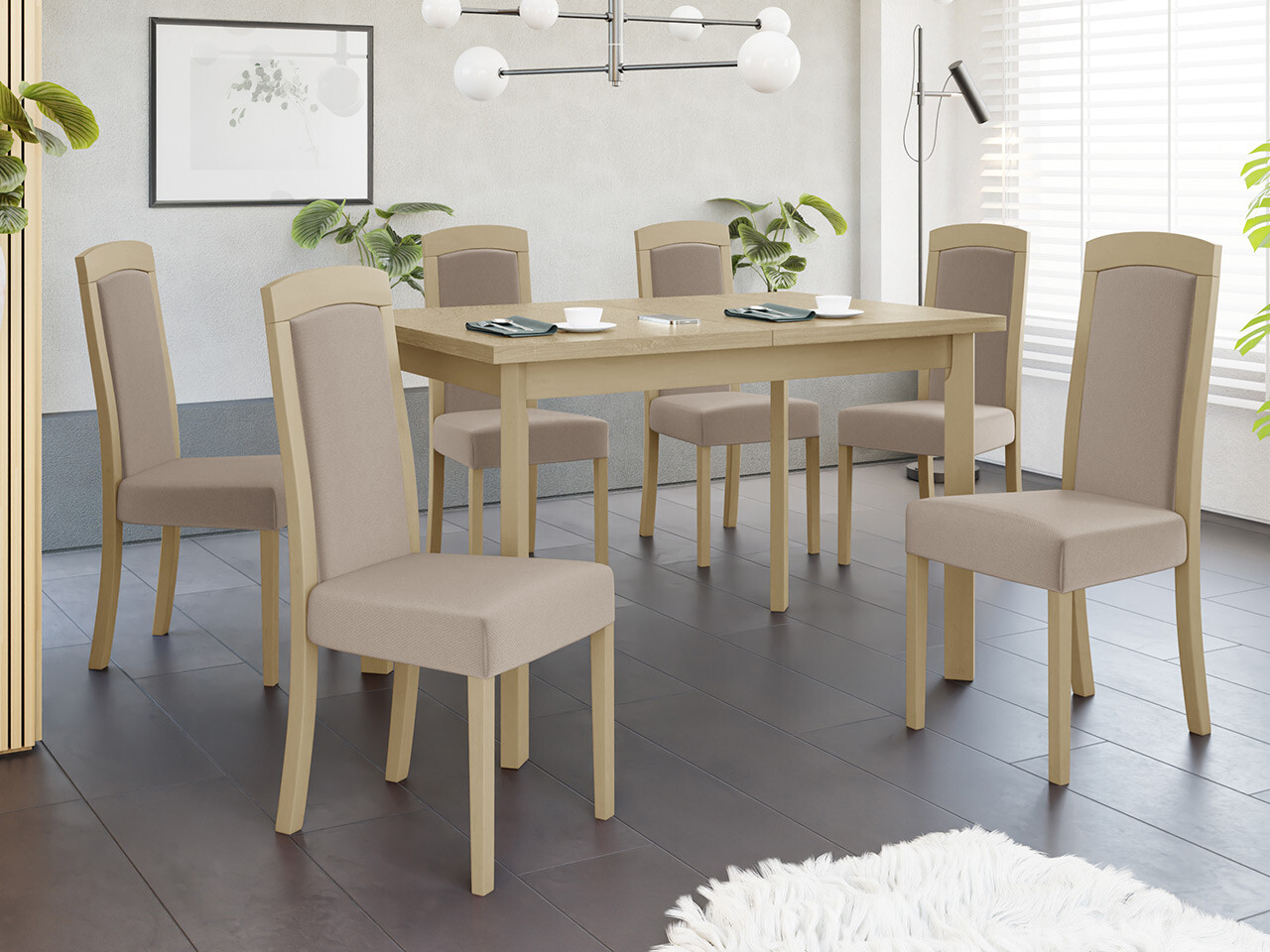 Set de dining Victorville 351 (Paros 2)