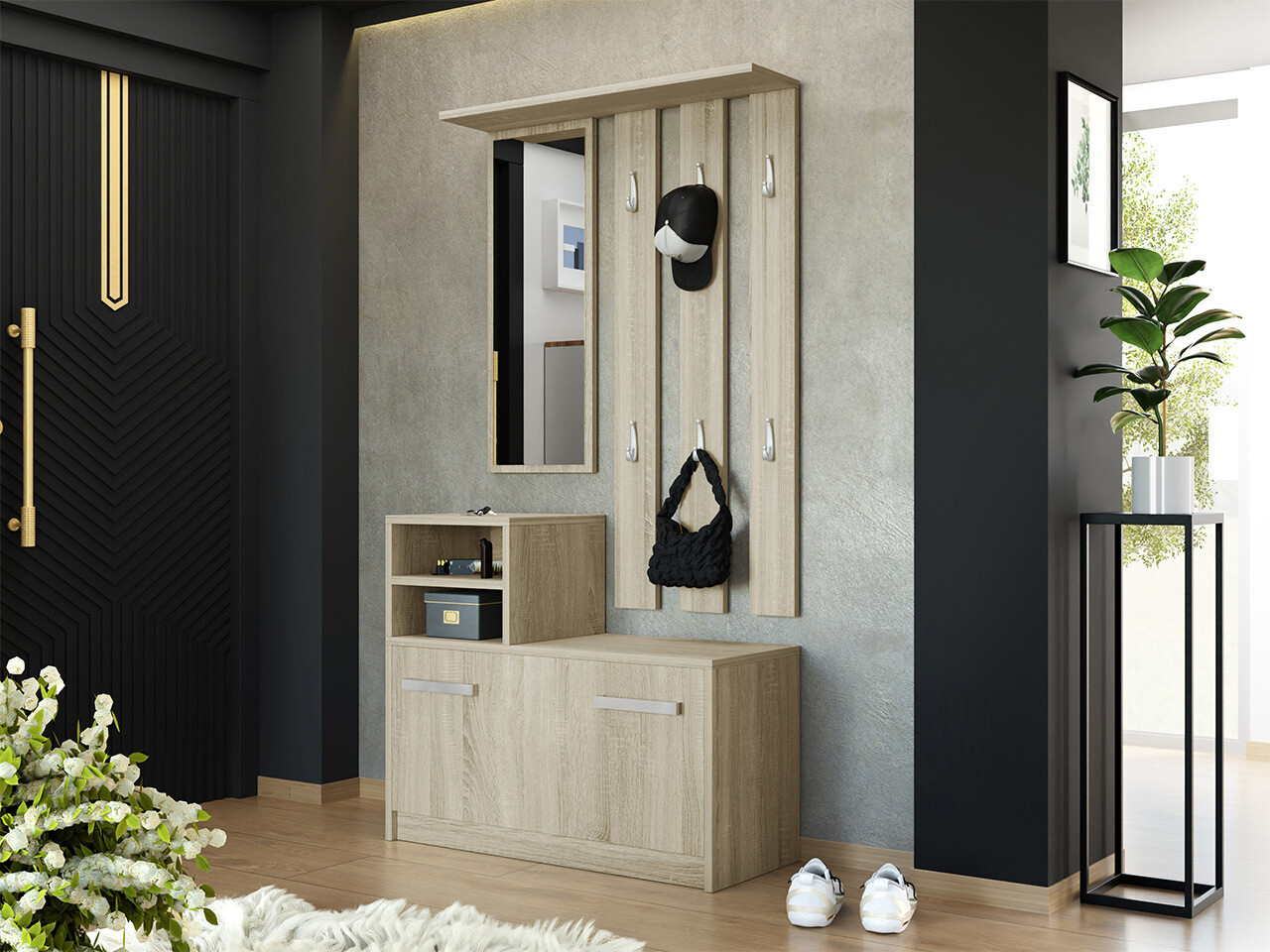 Set de hol Candum (Stejar Sonoma)