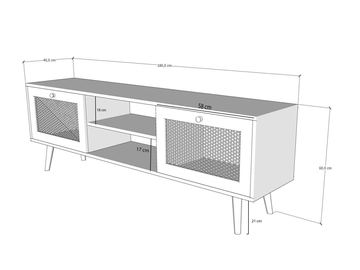 Comodă TV Kailua 1496