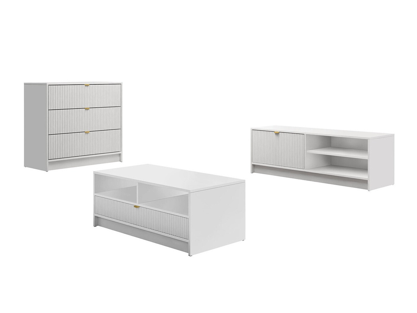 Set camera de zi Comfivo Larmire 108 (Alb)