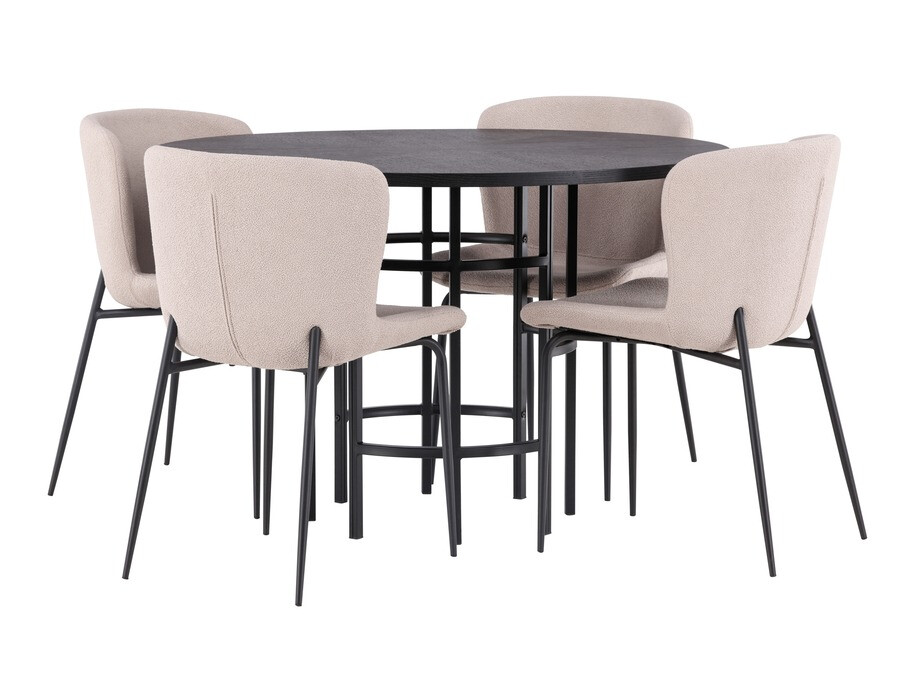 Set de mese Dallas 4143 (Bej + Negru)