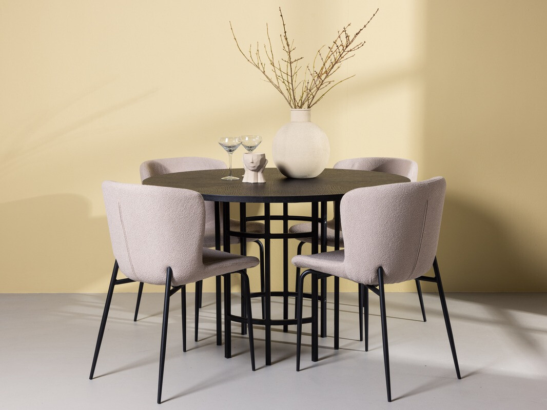 Set de mese Dallas 4143 (Bej + Negru)