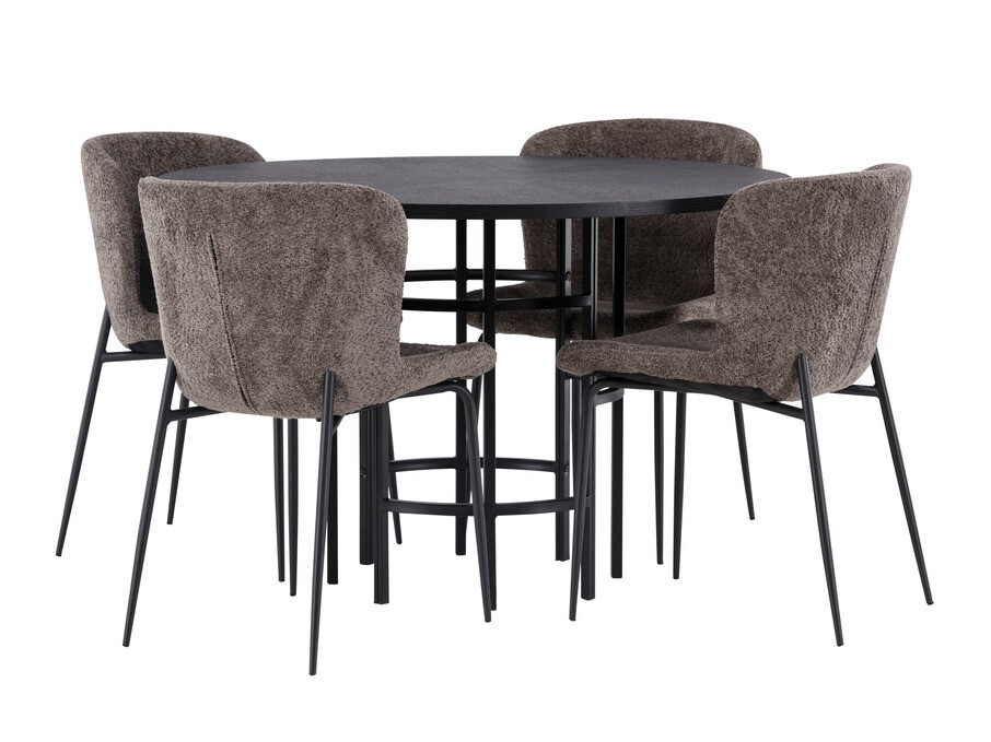 Set de mese Dallas 4143 (Maro + Negru)