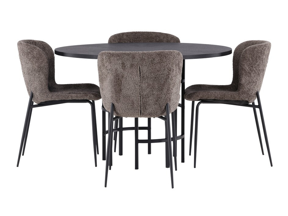 Set de mese Dallas 4143 (Maro + Negru)