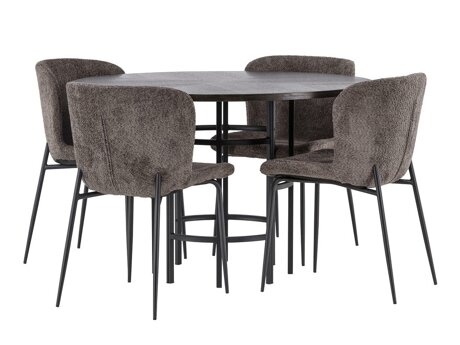 Set de mese Dallas 4143 (Maro + Negru)