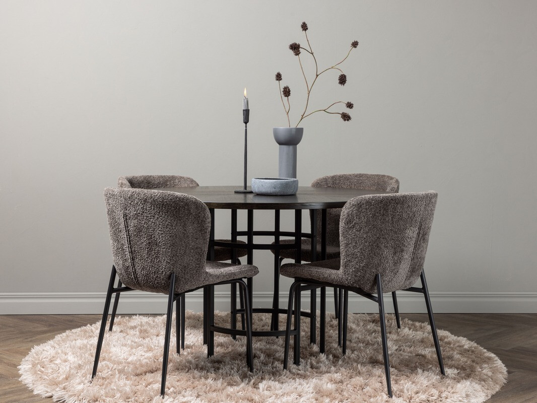 Set de mese Dallas 4143 (Maro + Negru)