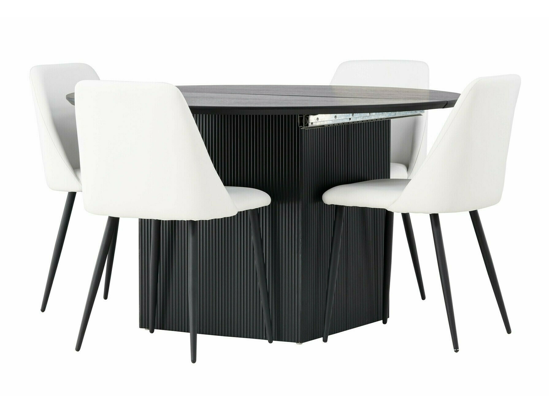 Set de mese Dallas 4276 (Alb + Negru)