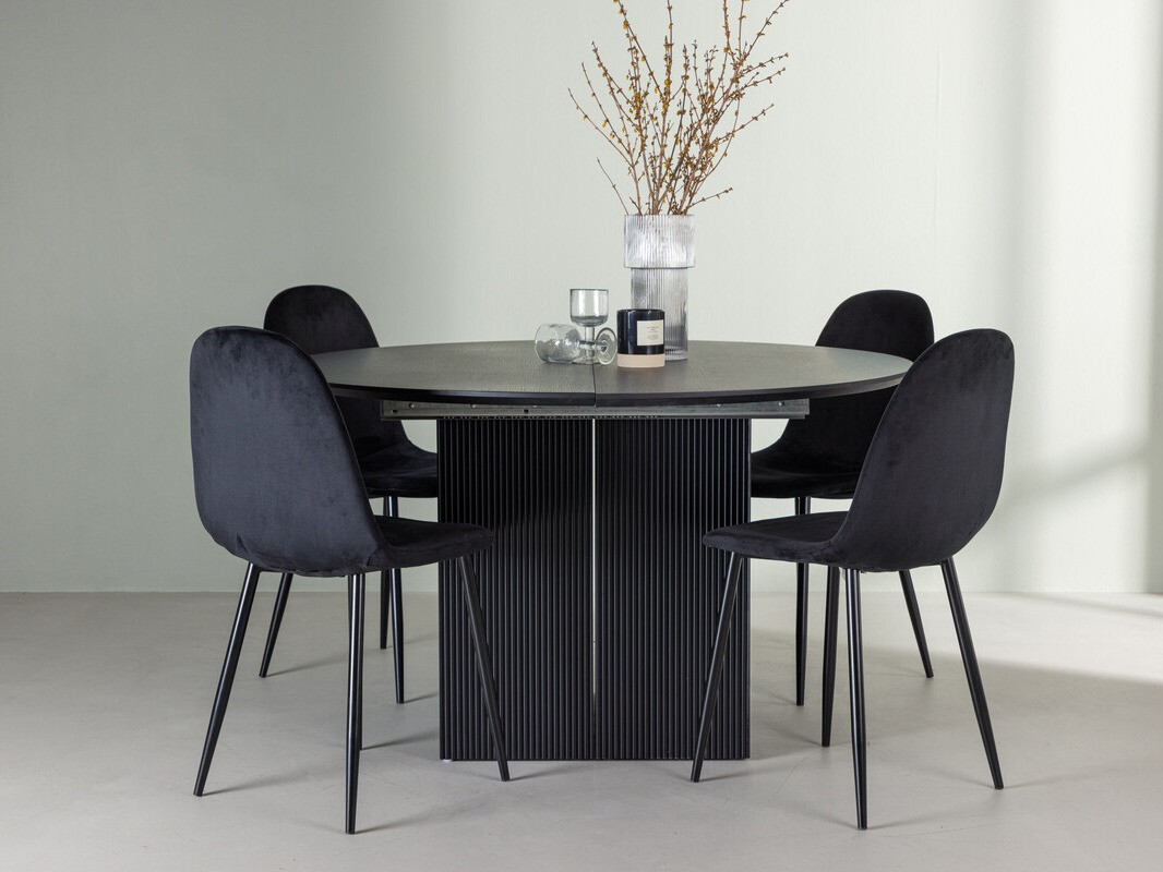 Set de dining Dallas 4287 (Negru)
