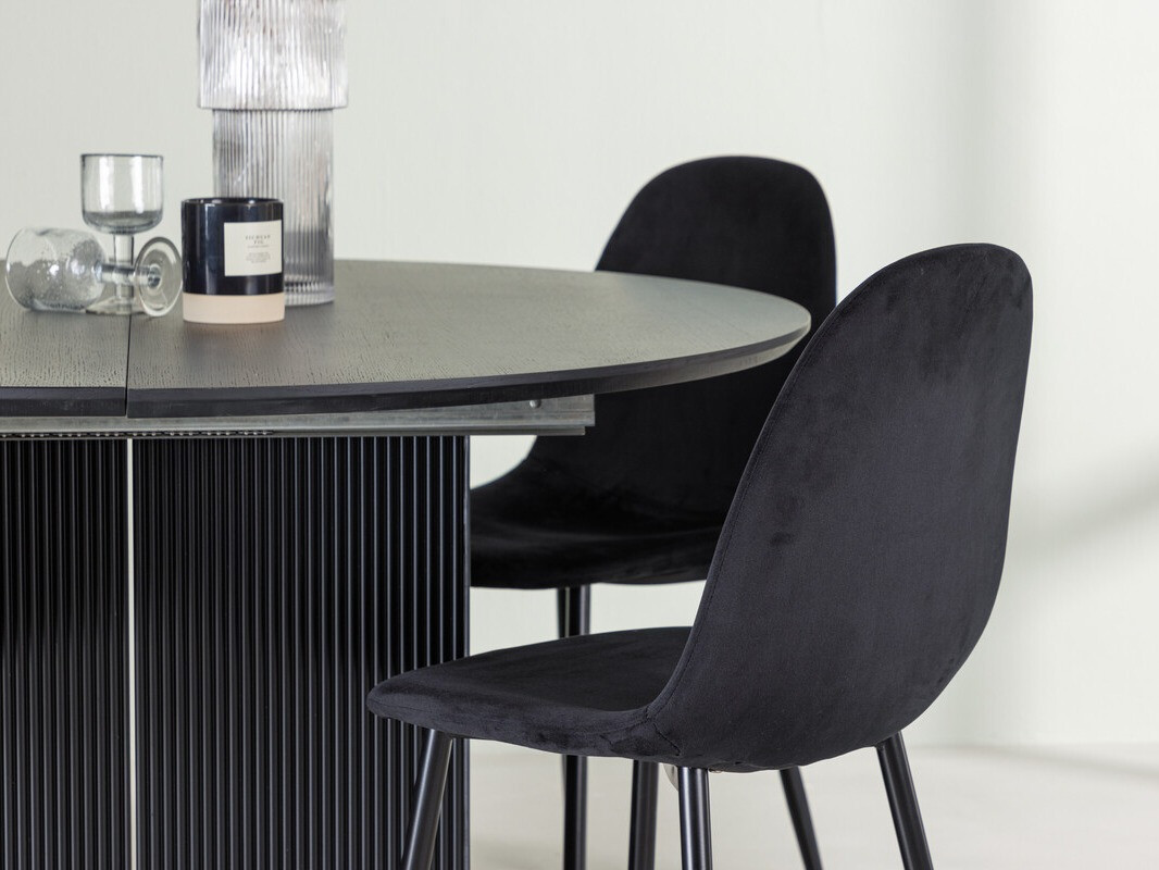 Set de dining Dallas 4287 (Negru)