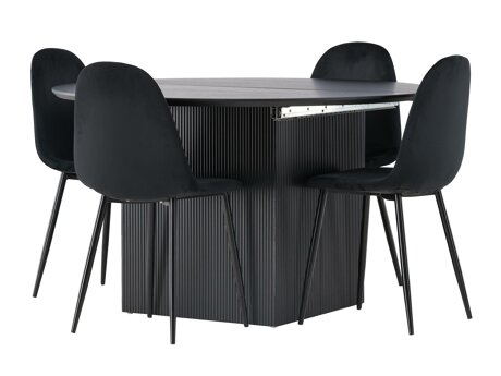 Set de mese Dallas 4287 (Negru)