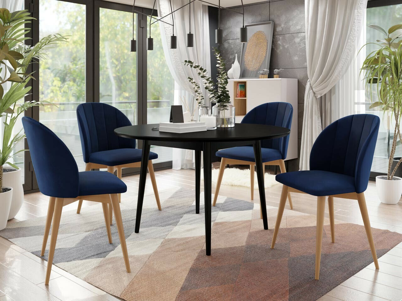 Set de dining Racine 127 (Maro + Magic Velvet 2216)