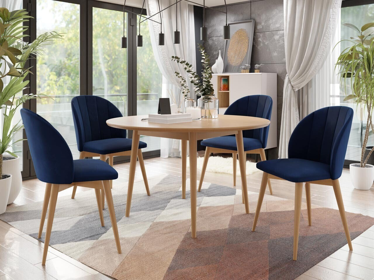 Set de dining Racine 127 (Maro + Magic Velvet 2216)