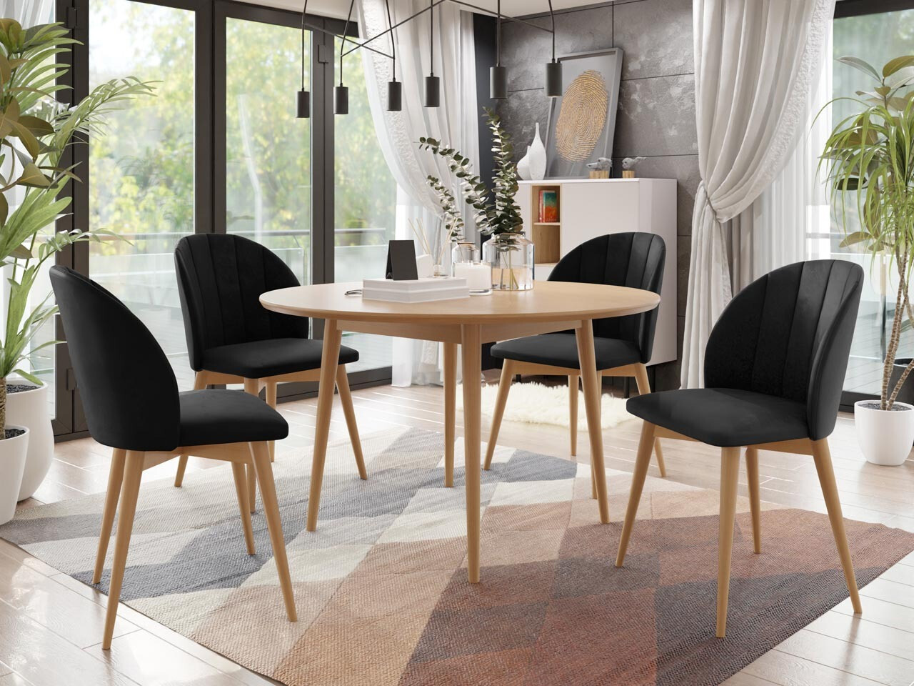 Set de dining Racine 127 (Maro + Magic Velvet 2219)