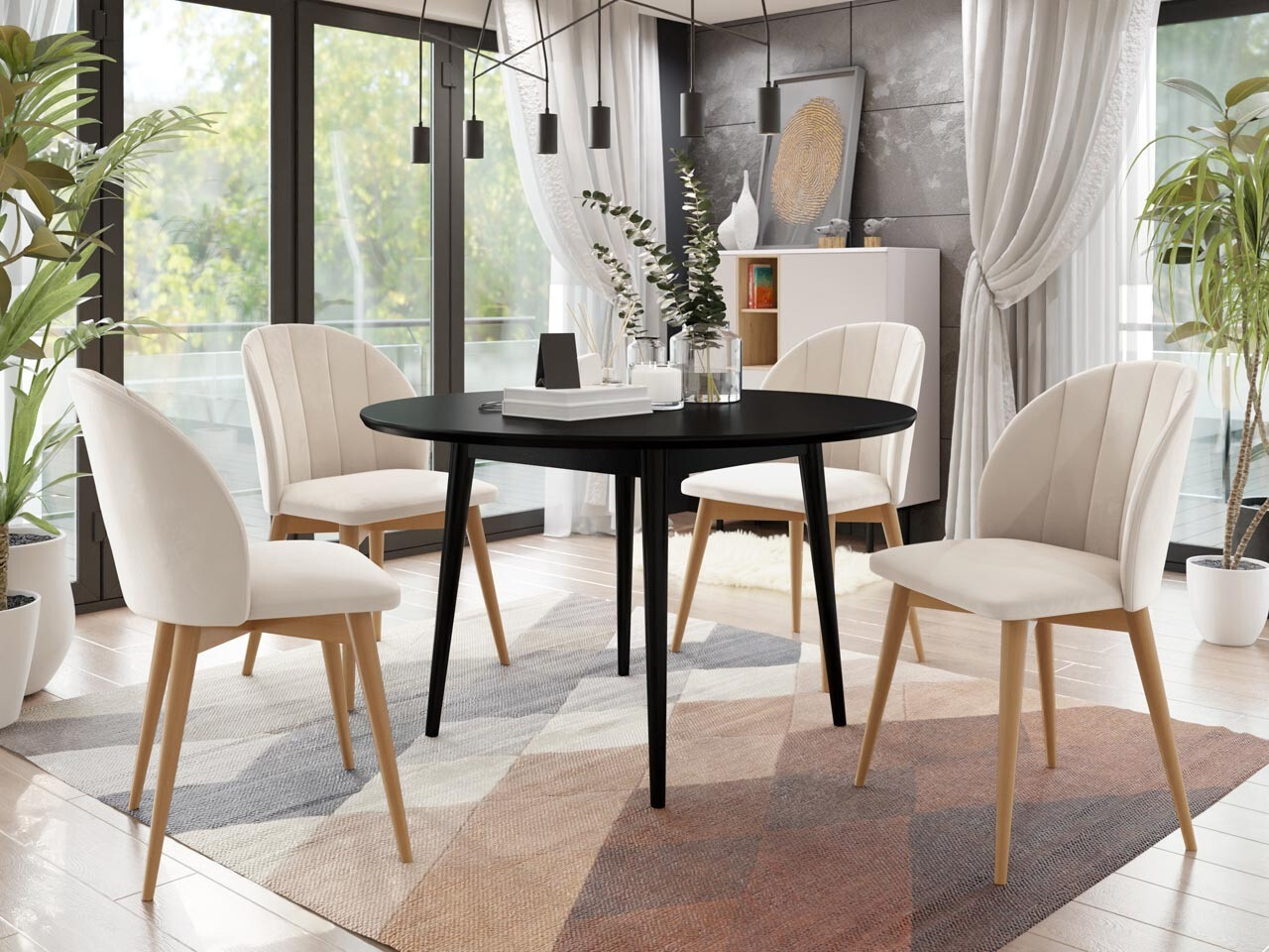 Set de dining Racine 127 (Maro + Magic Velvet 2250)