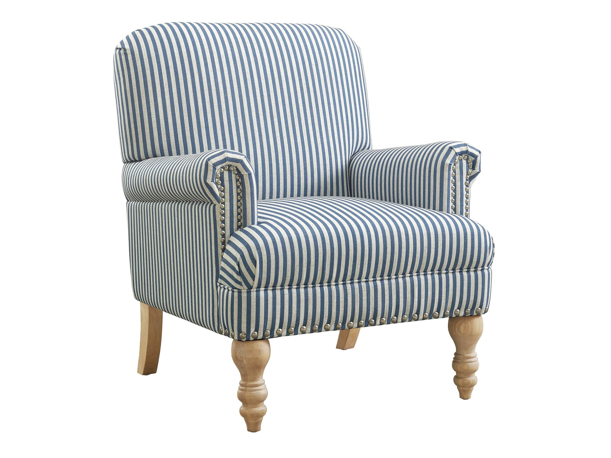 Fotoliu Tulsa 466 (Alb + Albastru)