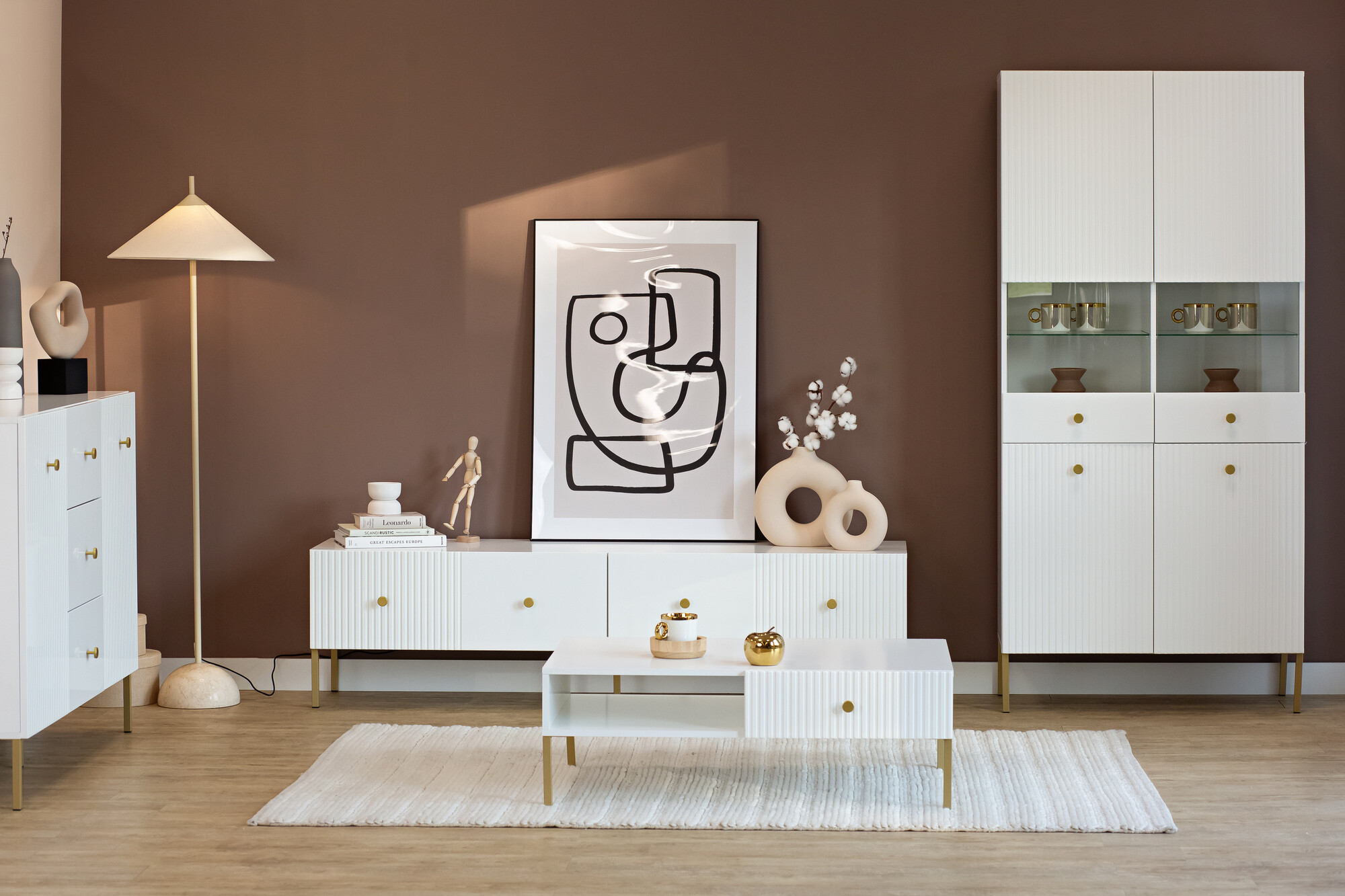 Raft Etliva 108 (Alb + Auriu)