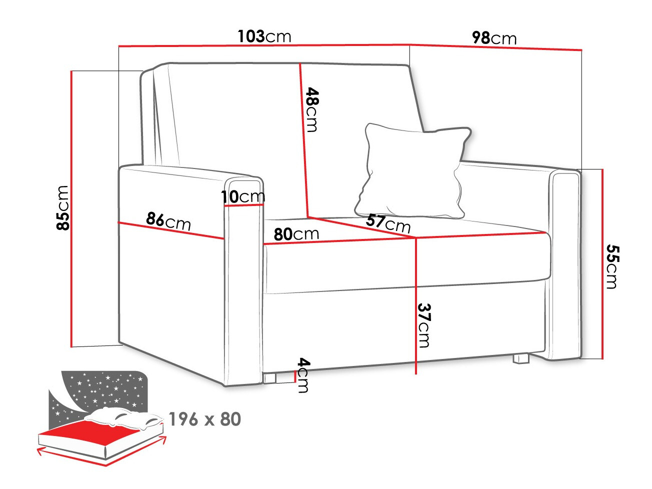 Fotoliu Morel I (Poso 01)