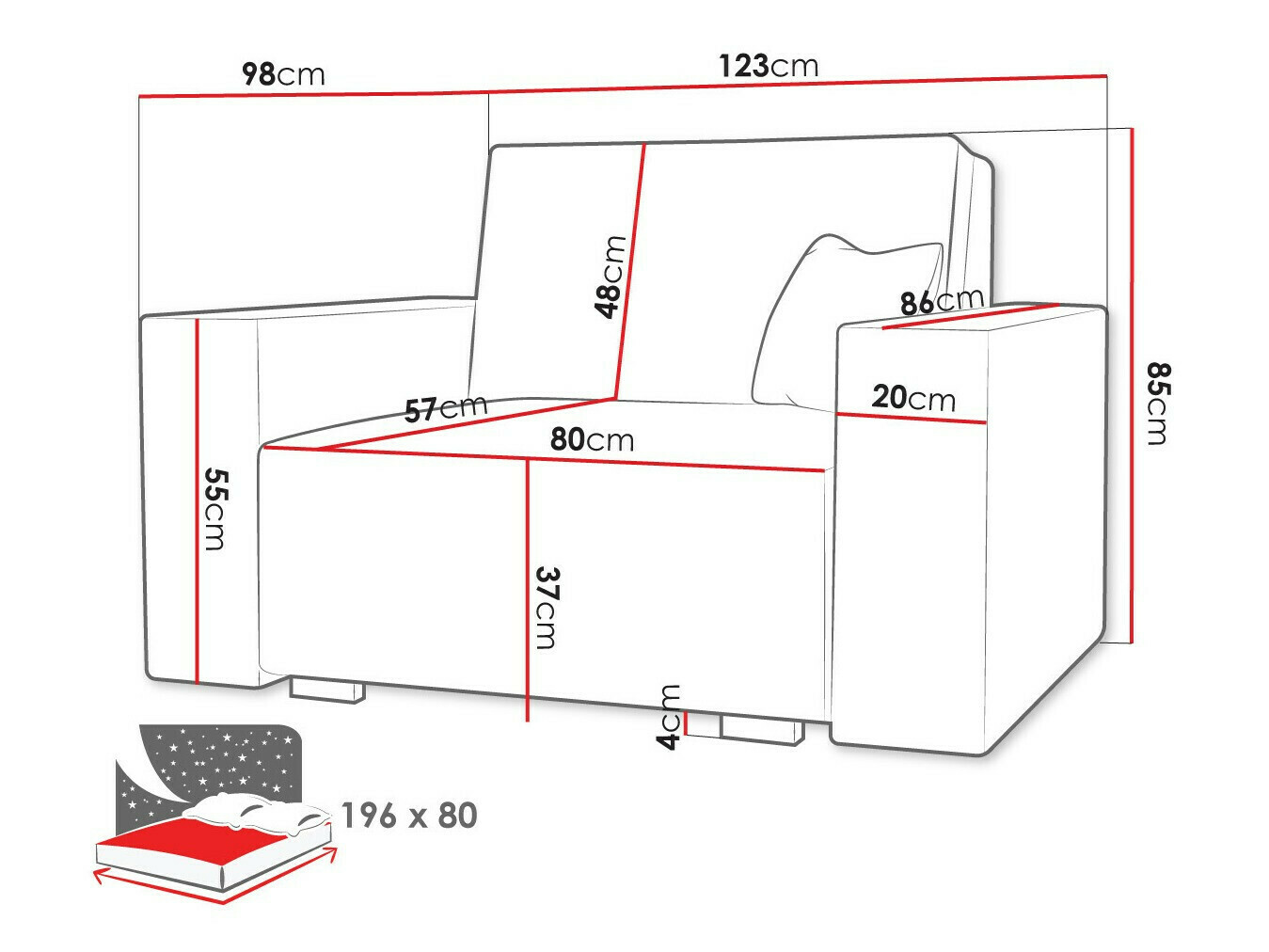 Fotoliu Serora I (Neve 34)