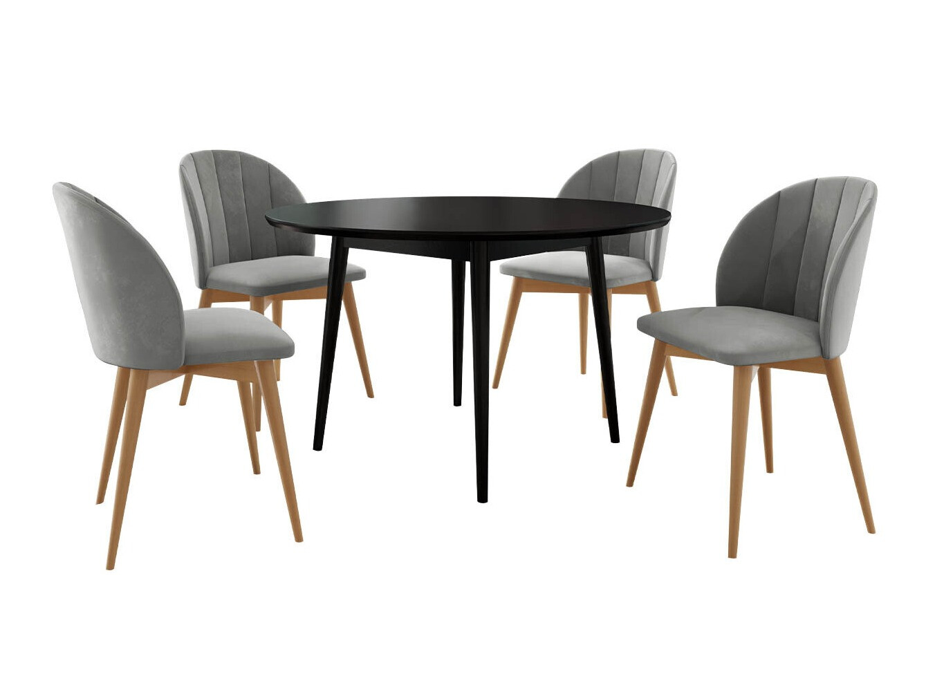 Set de dining Racine 127 (Maro + Magic Velvet 2217)